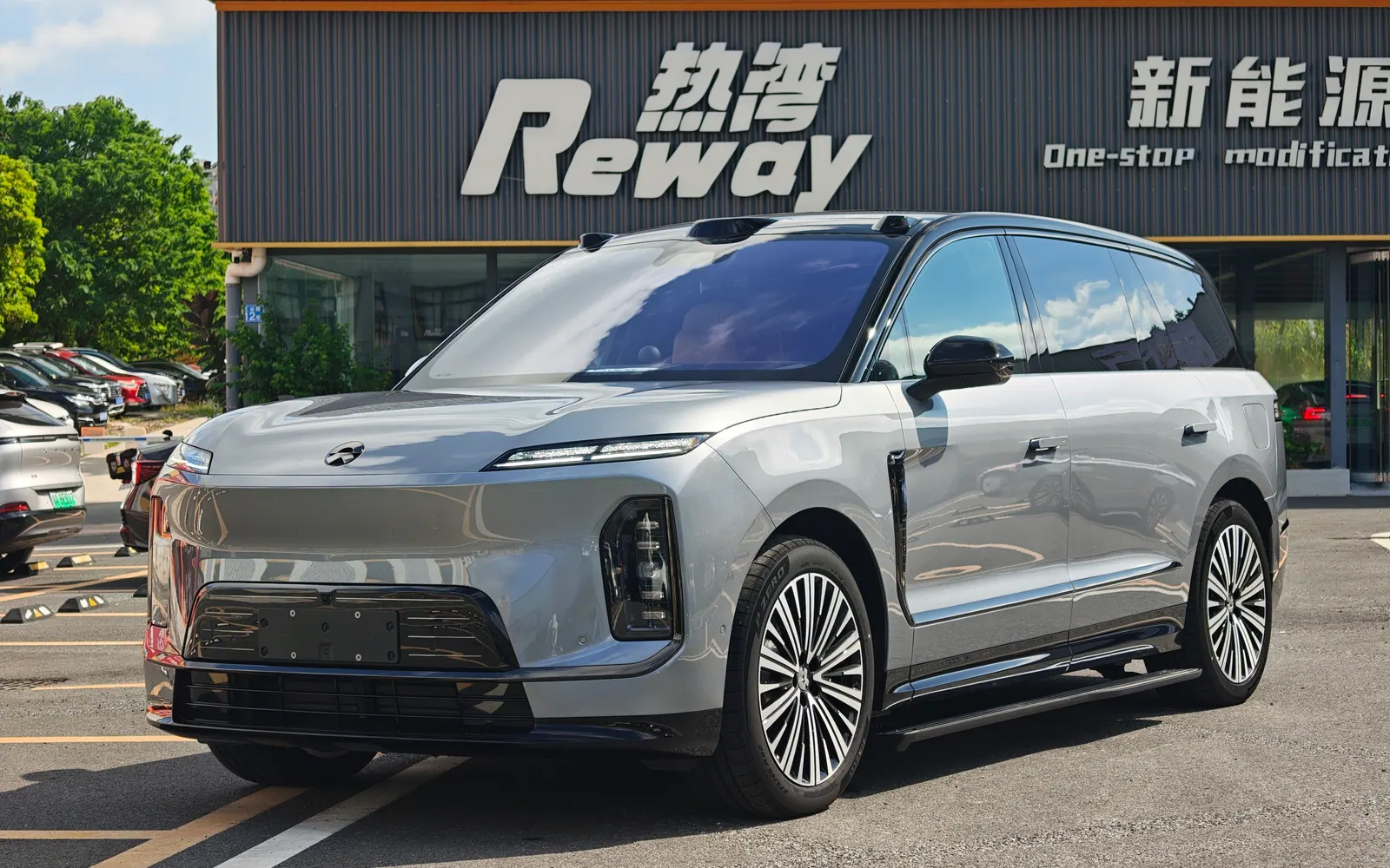 2026年6月22日热湾门店蔚来 ES9 月辉银完工实拍
